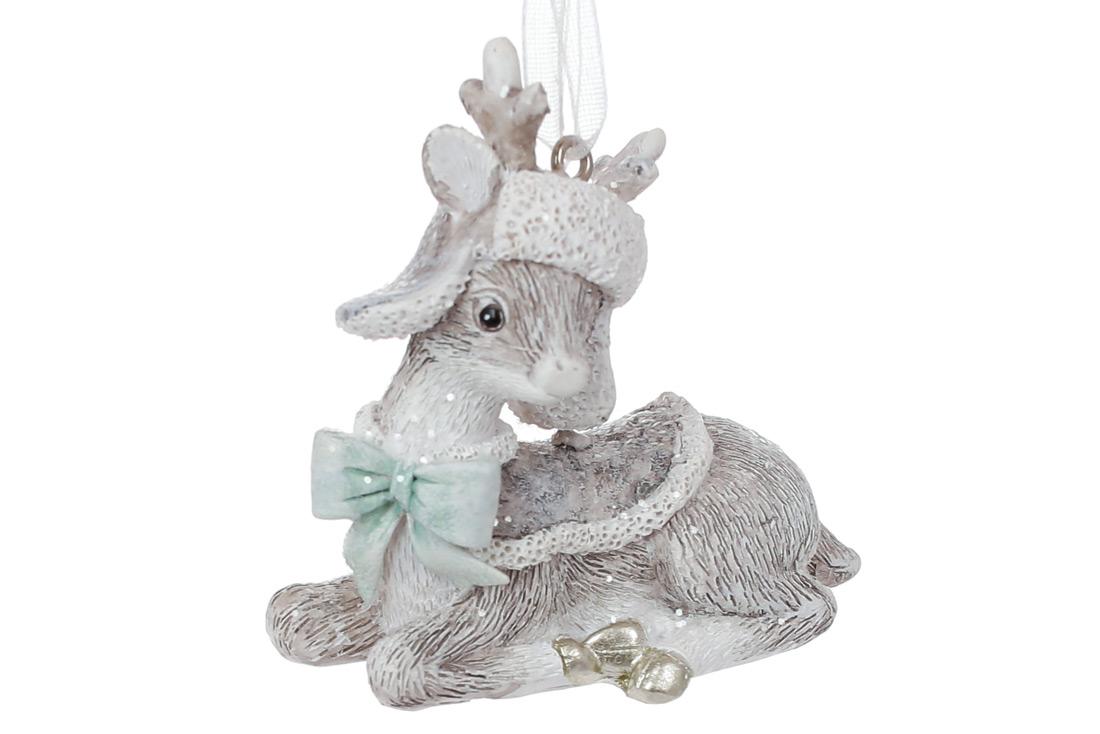 Декоративная фигурка на подвесе BonaDi Олененок 6 см (K07-250)