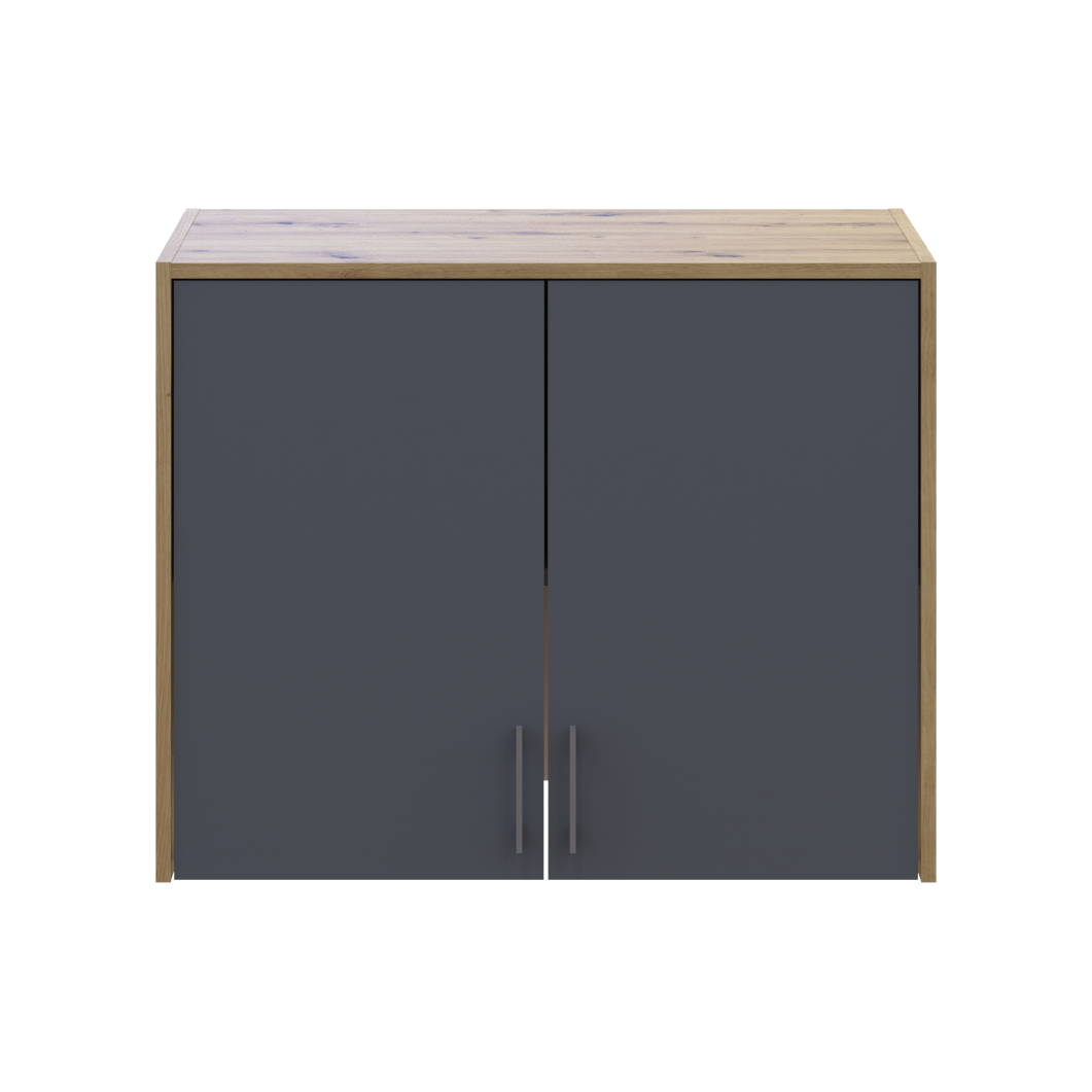 Антресоль висока Doros Ронді 2 ДСП 82х52х65 см Дуб Артізан/Графіт (41516180) - фото 4 Антресоль висока Doros Ронді 2 ДСП 82х52х65 см Дуб Артізан/Графіт (41516180) - фото 4