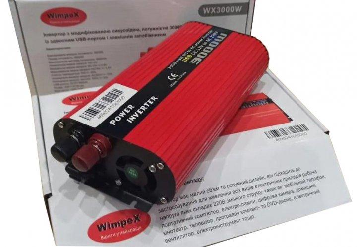 Инвертор WimpeX 3000 W 12-220 В (12219069) - фото 3 Инвертор WimpeX 3000 W 12-220 В (12219069) - фото 3
