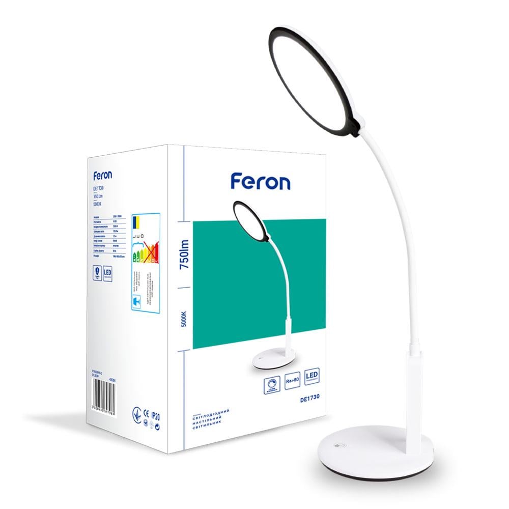 Лампа настільна світлодіодна Feron DE1730 Білий