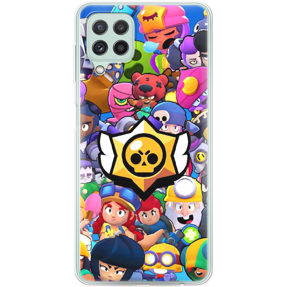 Чохол Boxface Samsung A225 Galaxy A22 Brawl Stars Прозорий силікон (42748-up2389-42748)