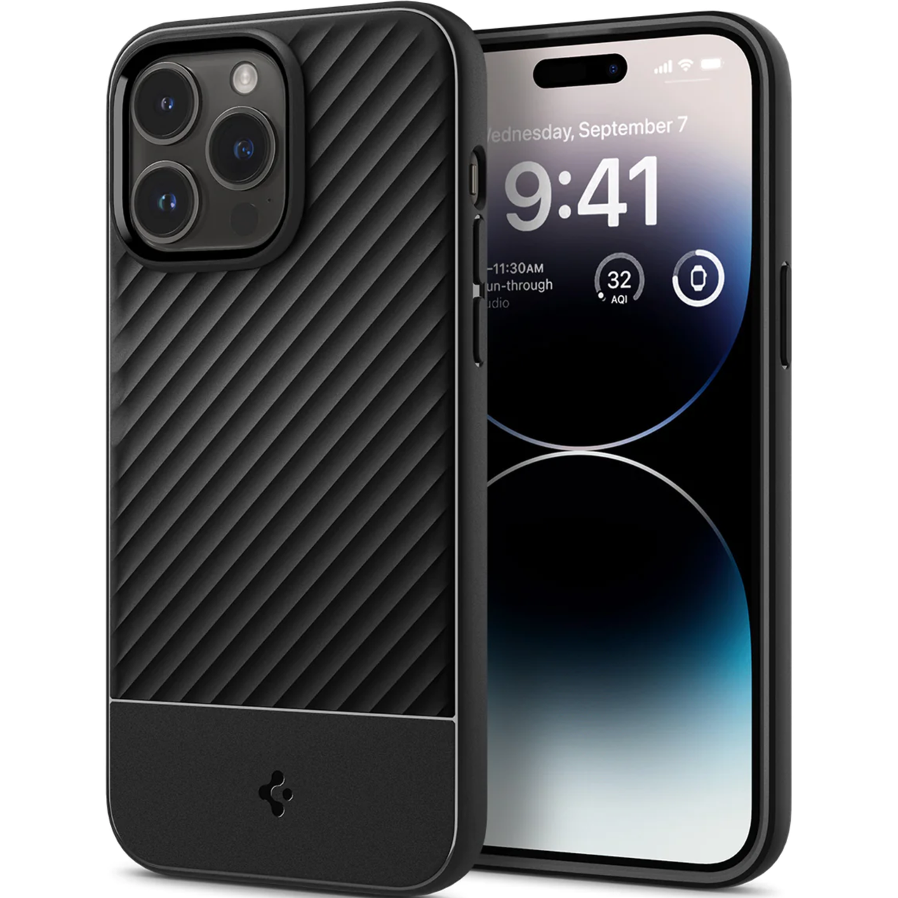 Чехол накладка Spigen Core Armor Case for iPhone 14 Pro Max Matte Black ACS04634