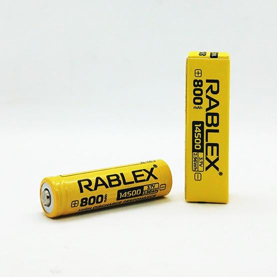 Акумулятор Rablex Li-Ion 14500 3,7V 800 mAh для ліхтариків Акумулятор Rablex Li-Ion 14500 3,7V 800 mAh для ліхтариків