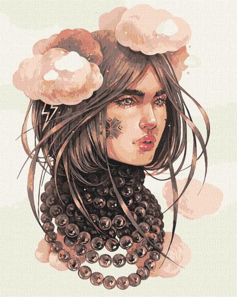 Картина по номерам Облачные мысли 40х50 см (KHO4995)