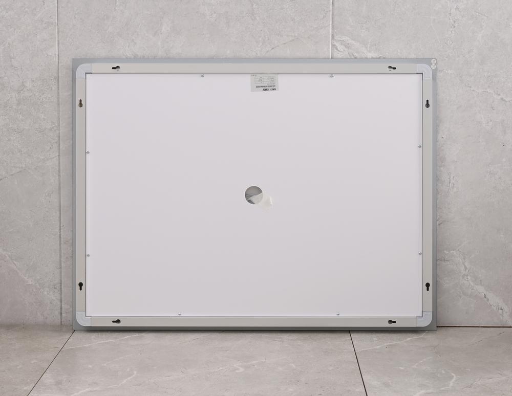 Дзеркало MIXXUS Warm MR02-100x80 з LED Touch/Anti-fog з димеромом/регулюванням яскравості/годинником (MI6935) - фото 2 Дзеркало MIXXUS Warm MR02-100x80 з LED Touch/Anti-fog з димеромом/регулюванням яскравості/годинником (MI6935) - фото 2