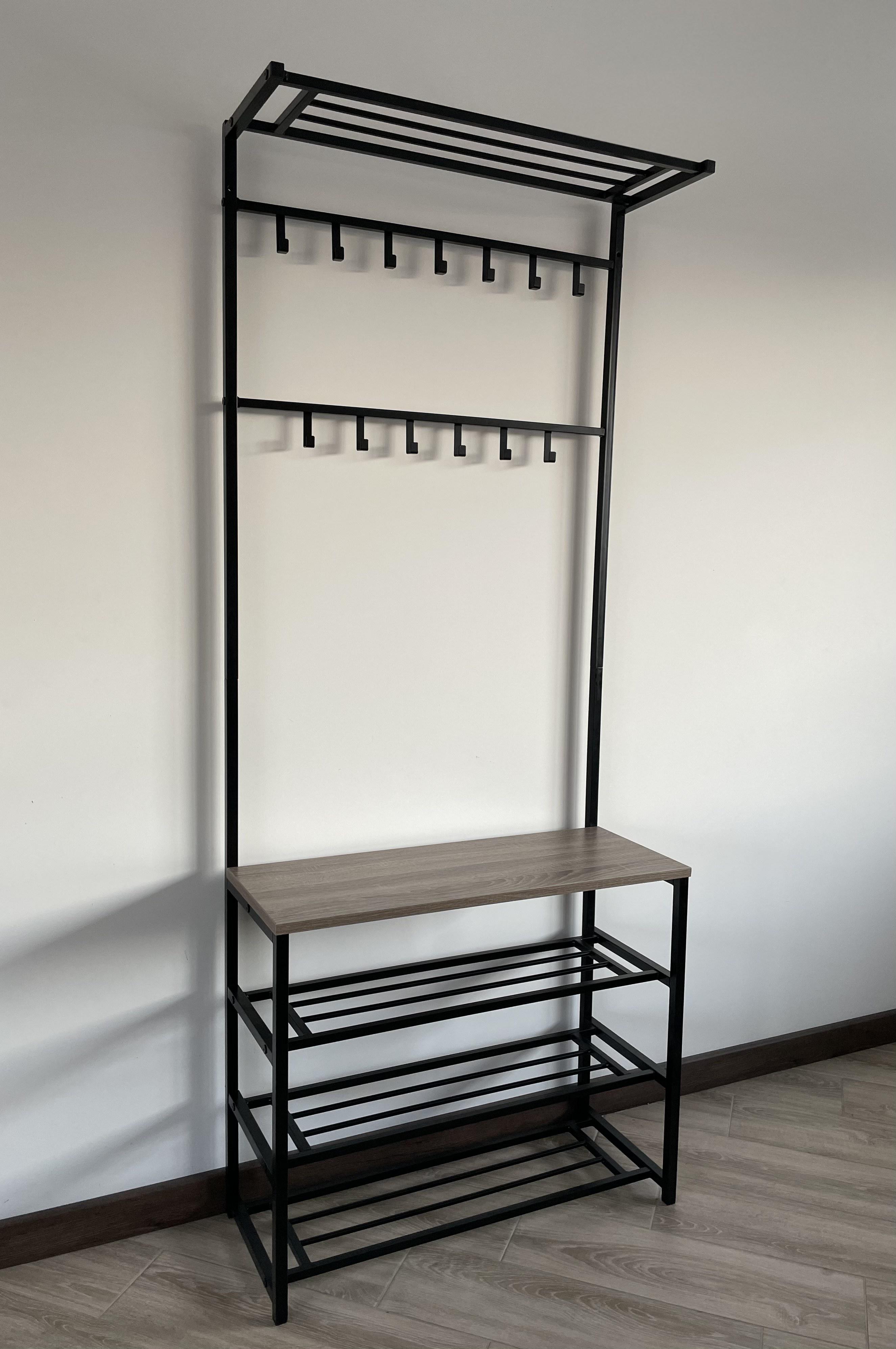 Прихожая металлическая SUNRISE-4-80 см Черный/Трюфель Прихожая металлическая SUNRISE-4-80 см Черный/Трюфель