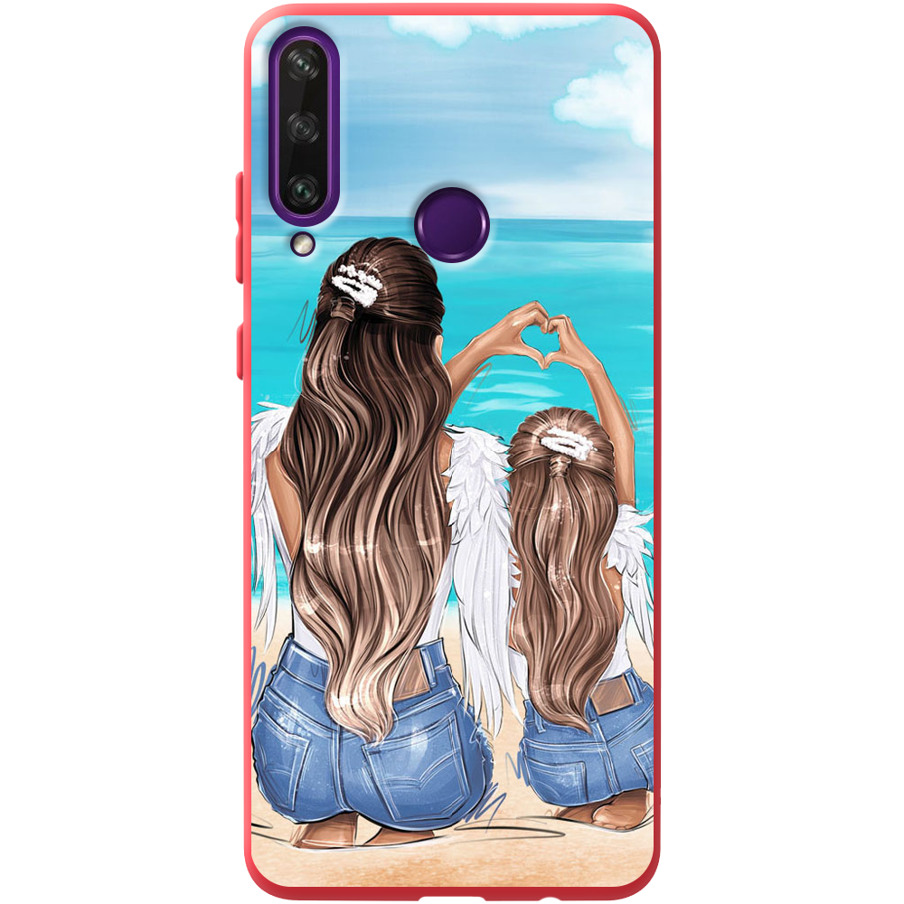 Чехол Boxface Huawei Y6p Family Vacation Красный силикон (40017-up2380-41525)