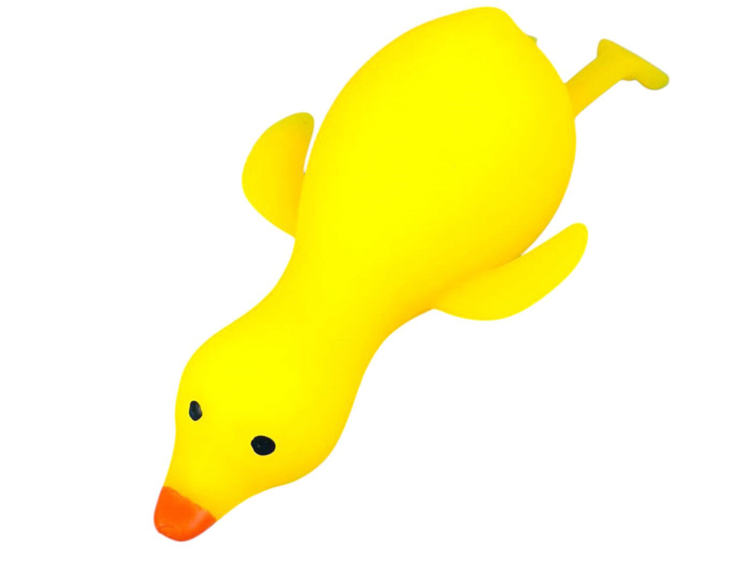 Іграшка Сквіші Гусак 17 см Жовтий (22898)