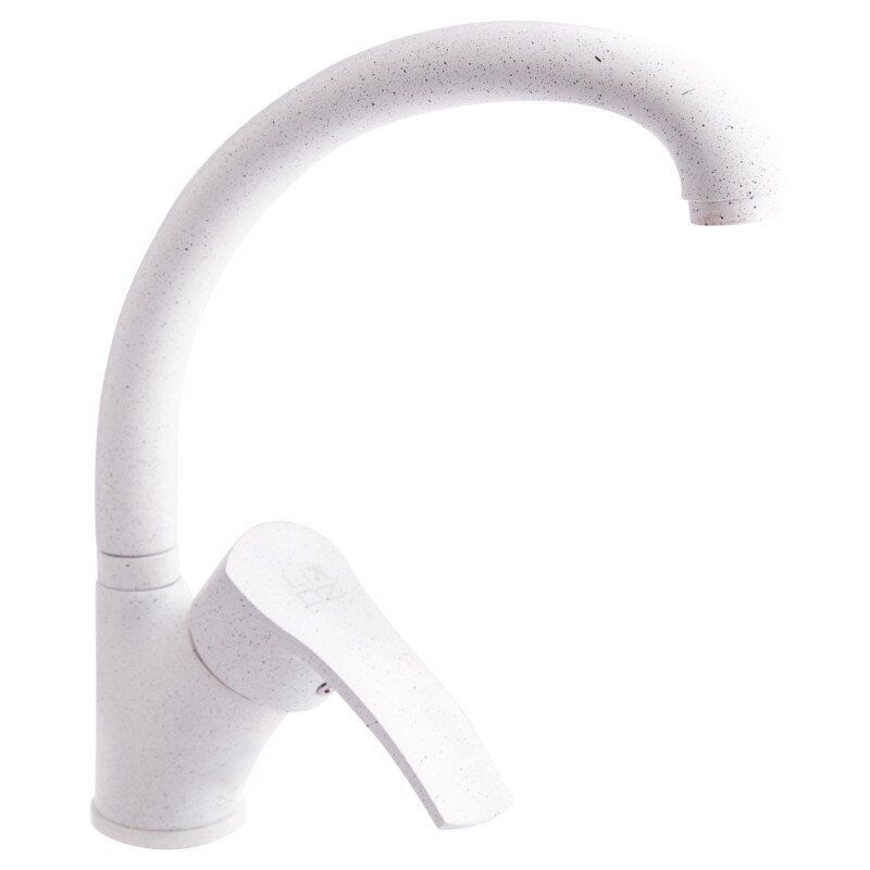 Смеситель для кухни Lidz 20 38 LIDZWHI203801103 однорычажный Белый (61683)