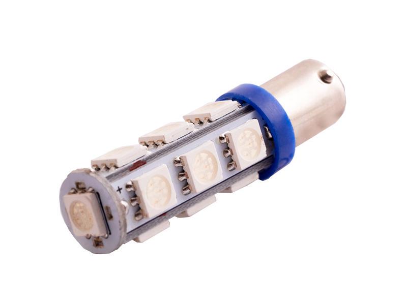 Автомобільна лампа світлодіодна LEDUA BA9S-5050-13 SMD 12V Синій (99)