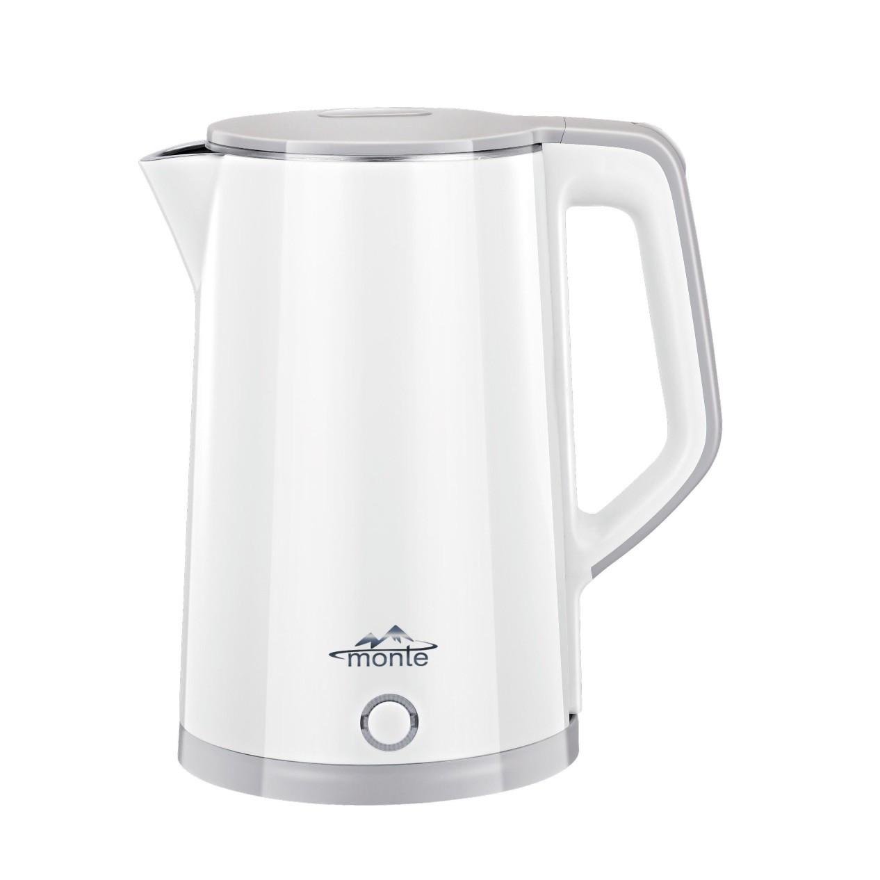 Електрочайник циліндричний з ефектом термоса 1,7 л Білий