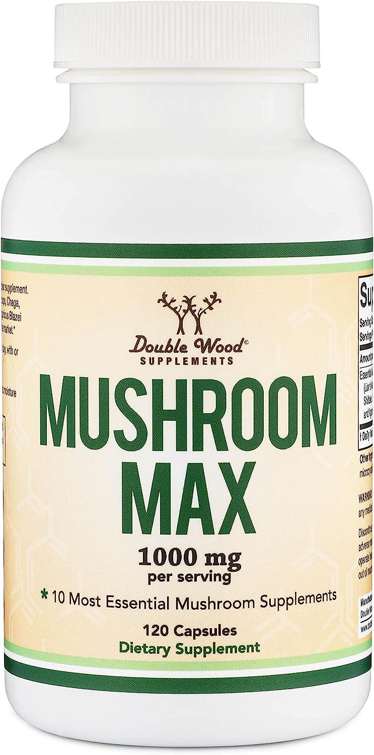 Комплекс грибов Double Wood Supplement Mushroom Max 1000 mg 120 capsules