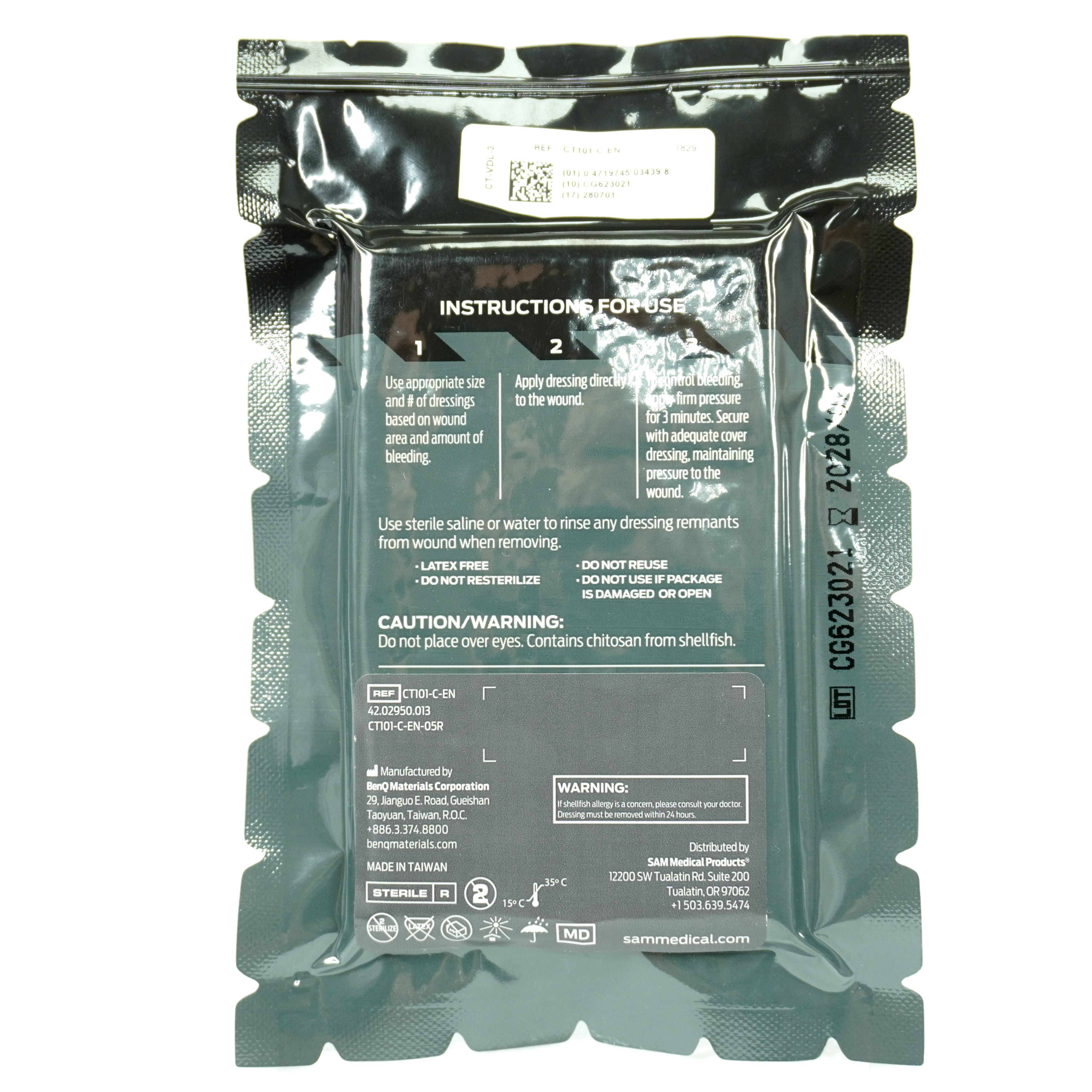 Бинт гемостатичний ChitoSAM 100 (021527) - фото 3 Бинт гемостатичний ChitoSAM 100 (021527) - фото 3