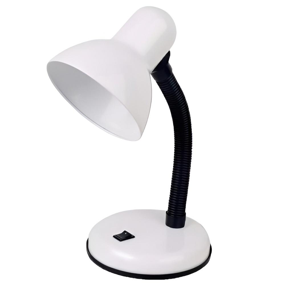 Настольная лампа Lemanso LMN094 с выключателем 20W E27 Белый (13619)