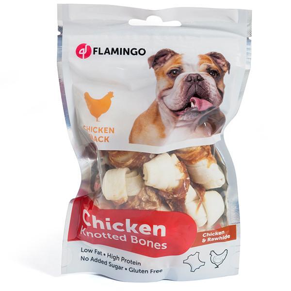 Лакомство для собак Flamingo Knotted Bones 0,085 кг