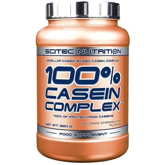 Протеїн Scitec Nutrition 100% Casein Complex 920 г 30 порцій Belgian Chocolate