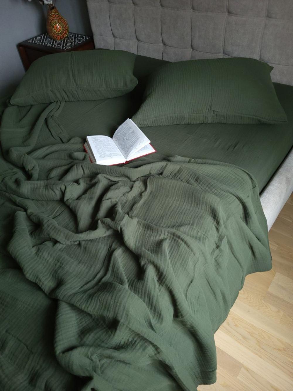 Покрывало детское муслин 110x140 см Woodland (10002) - фото 2 Покрывало детское муслин 110x140 см Woodland (10002) - фото 2