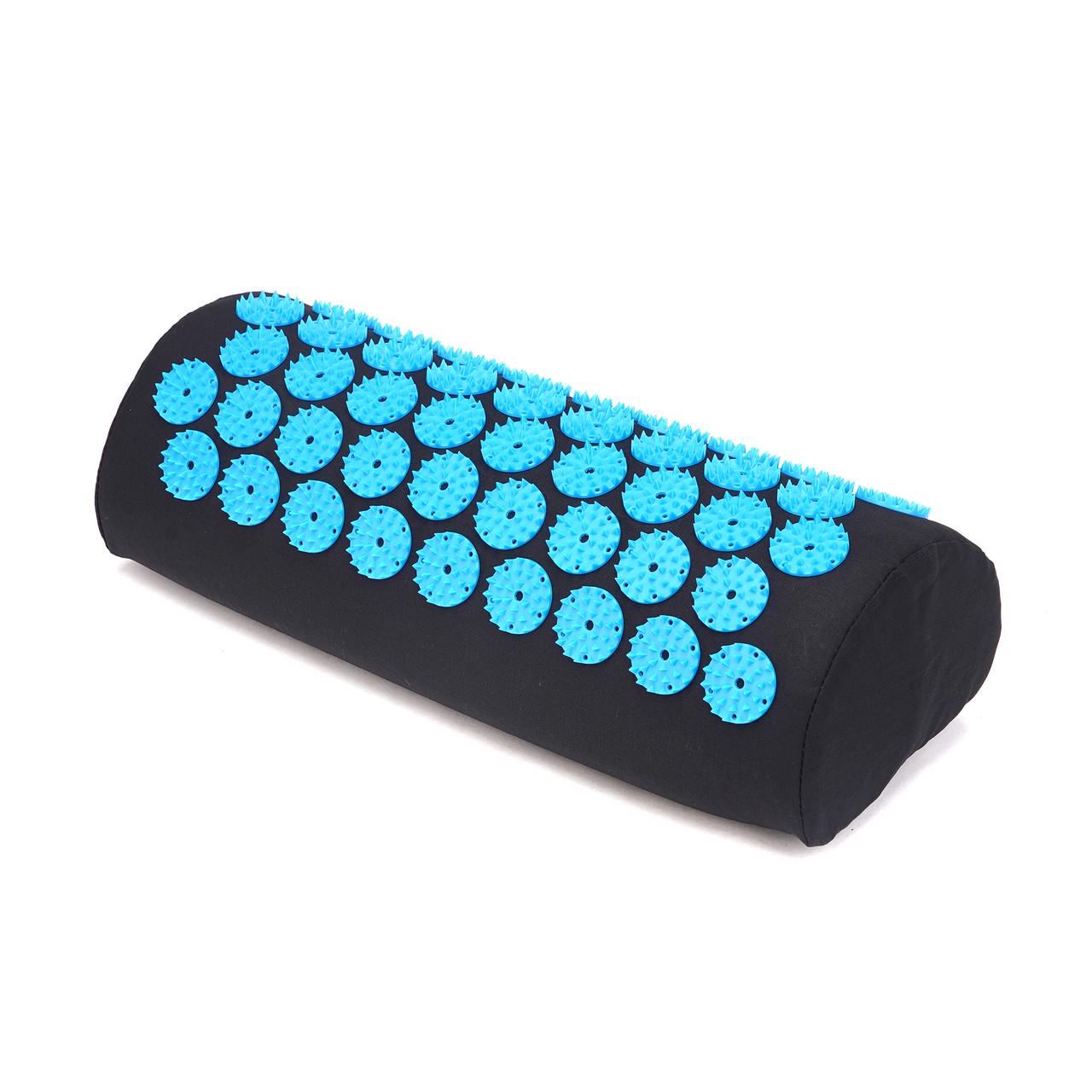 Коврик акупунктурный с валиком SportVida Аппликатор Кузнецова 66x40 см SV-HK0407 Black/Blue (2375564266) - фото 6
