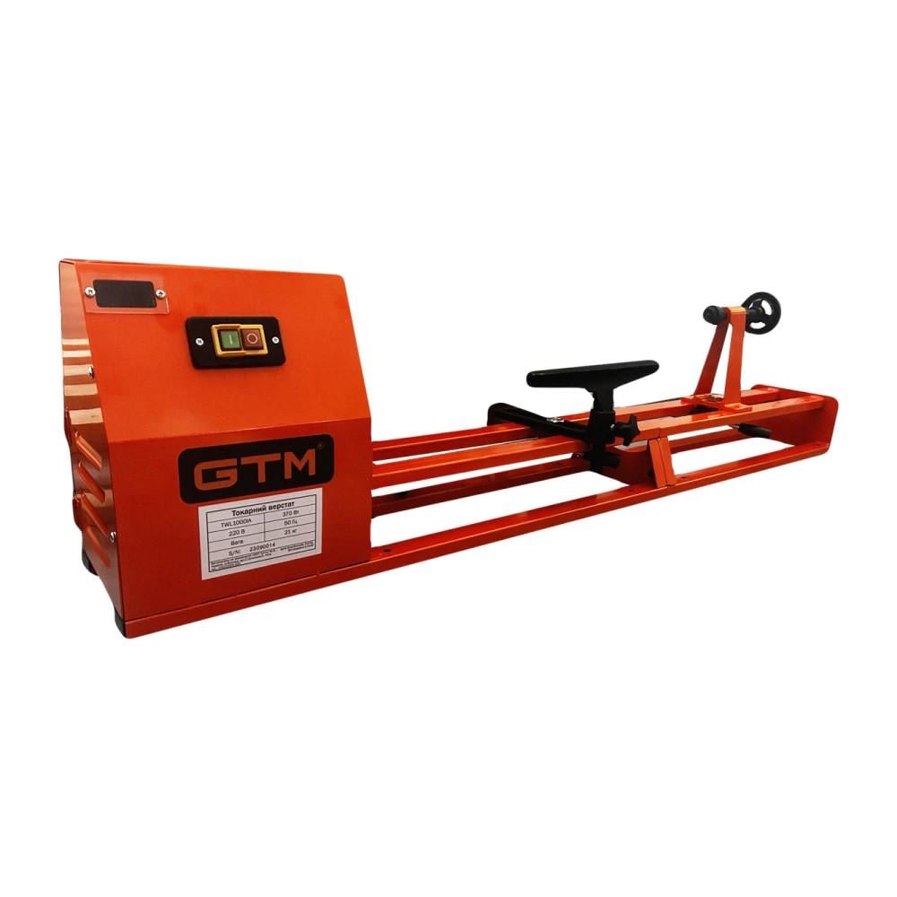 Токарный станок по дереву GTM TWL1000IA 2482146128 электрический бытовой 370 Вт 1000х350 мм - фото 1