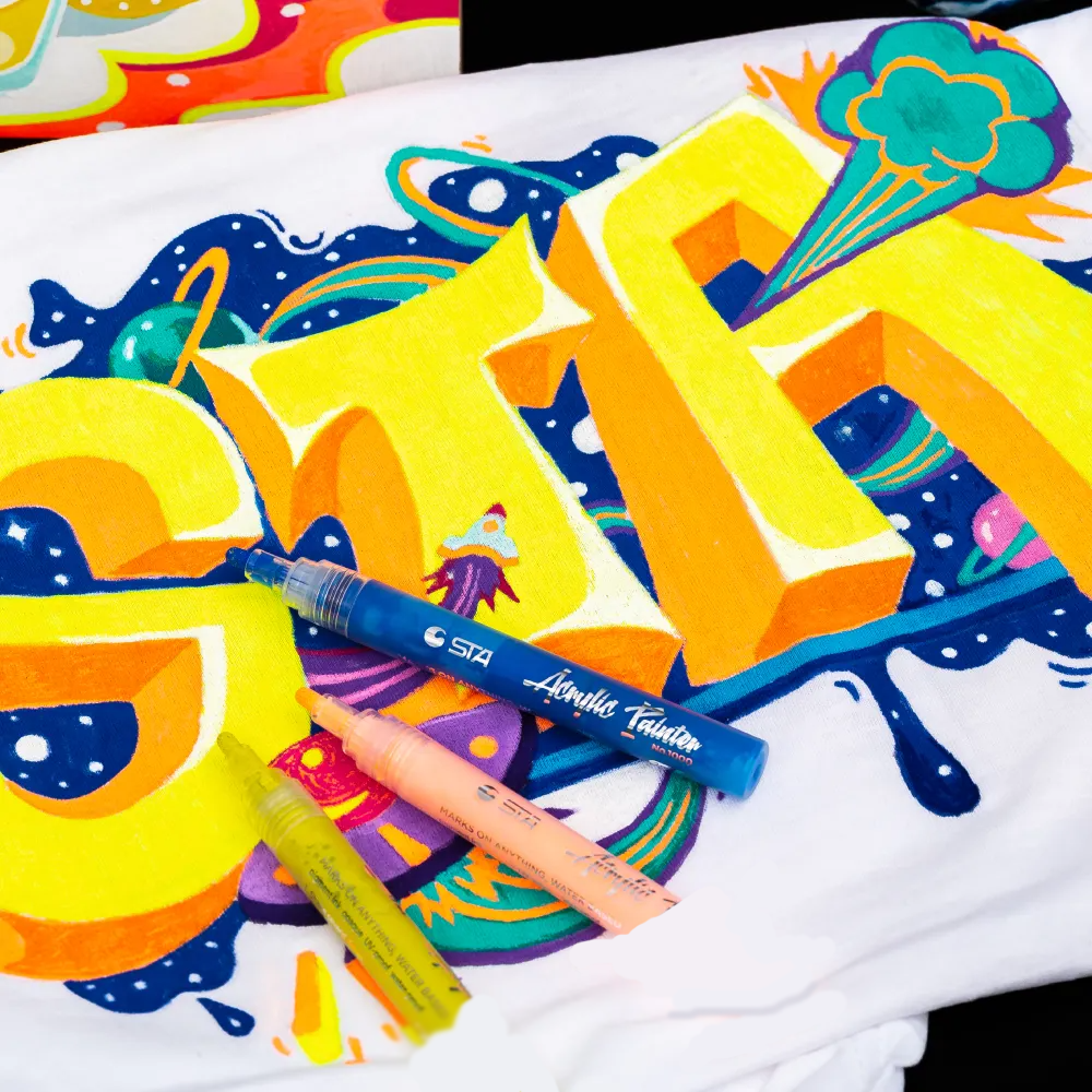 Маркери акрилові STA універсальні 100 кольорів (2431436998) - фото 3 Маркери акрилові STA універсальні 100 кольорів (2431436998) - фото 3