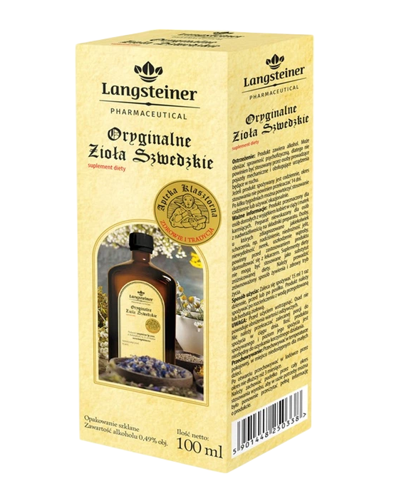 Бальзам Оригинальные шведские травы Langsteiner 100 мл (1710311525)