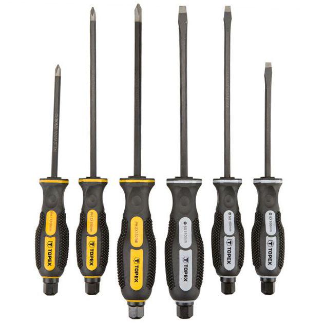 Отвертки TOPEX ударные 6 пр. (39D506)