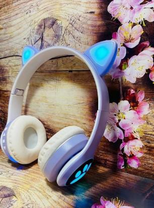 Наушники беспроводные Cat Ear Purple VZV-23M с кошачьими ушками и подсветкой Фиолетовый - фото 6 Наушники беспроводные Cat Ear Purple VZV-23M с кошачьими ушками и подсветкой Фиолетовый - фото 6