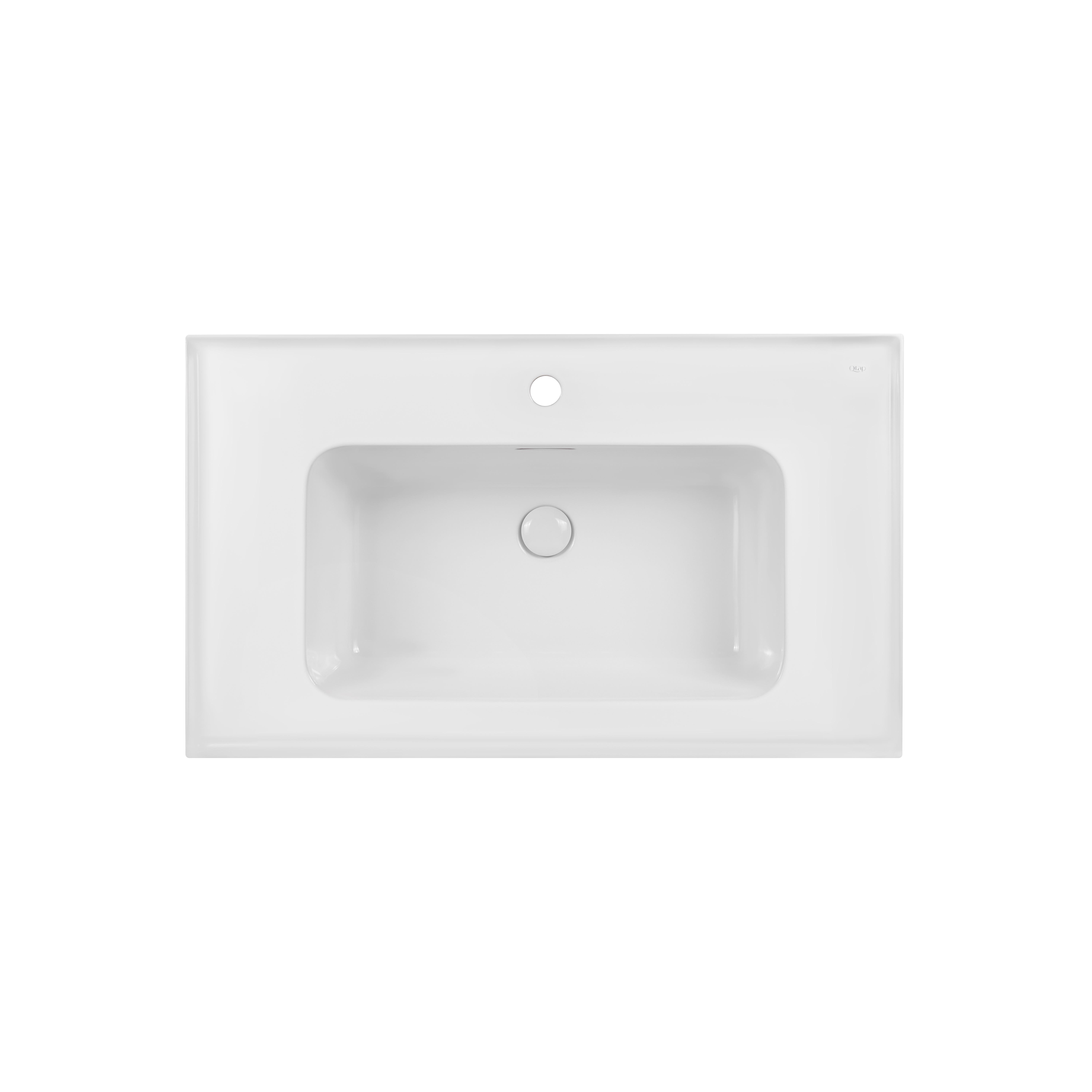 Раковина Qtap Albatross A 800х500х230 QT01115080AW з донним клапаном White