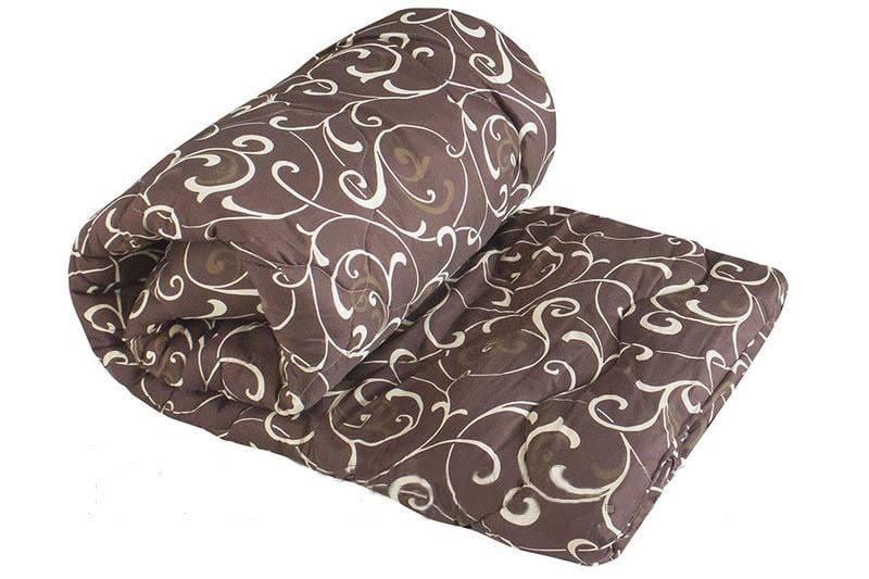 Одеяло евро из овечьей шерсти Лери Макс Gold Молочные вензеля (20736)