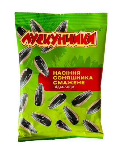 Насіння соняшнику смажене підсолене Лускунчики м/у 110 г