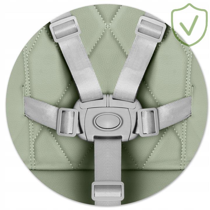 Стульчик-качели для кормления Nukido Elite 3в1 Green (700803) - фото 5 Стульчик-качели для кормления Nukido Elite 3в1 Green (700803) - фото 5