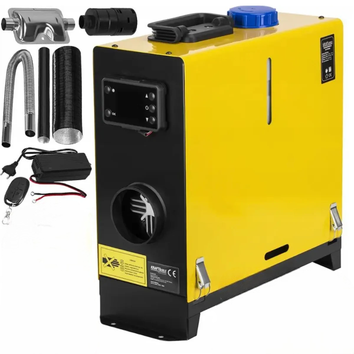 Автономний дизельний обігрівач Kraft&Dele KD5966 9kW 12/24/230V (101981)