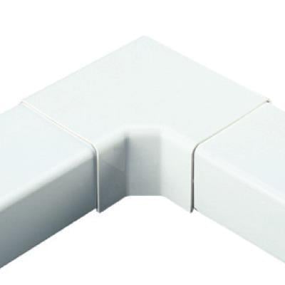 Угол плоский ДКС Angara для короба ABS пластик 90х40 мм RAL9016 Белый (AIR90404)