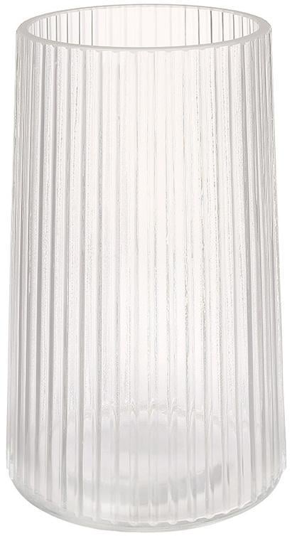 Ваза скляна Retro Grace 12х20 см Прозорий