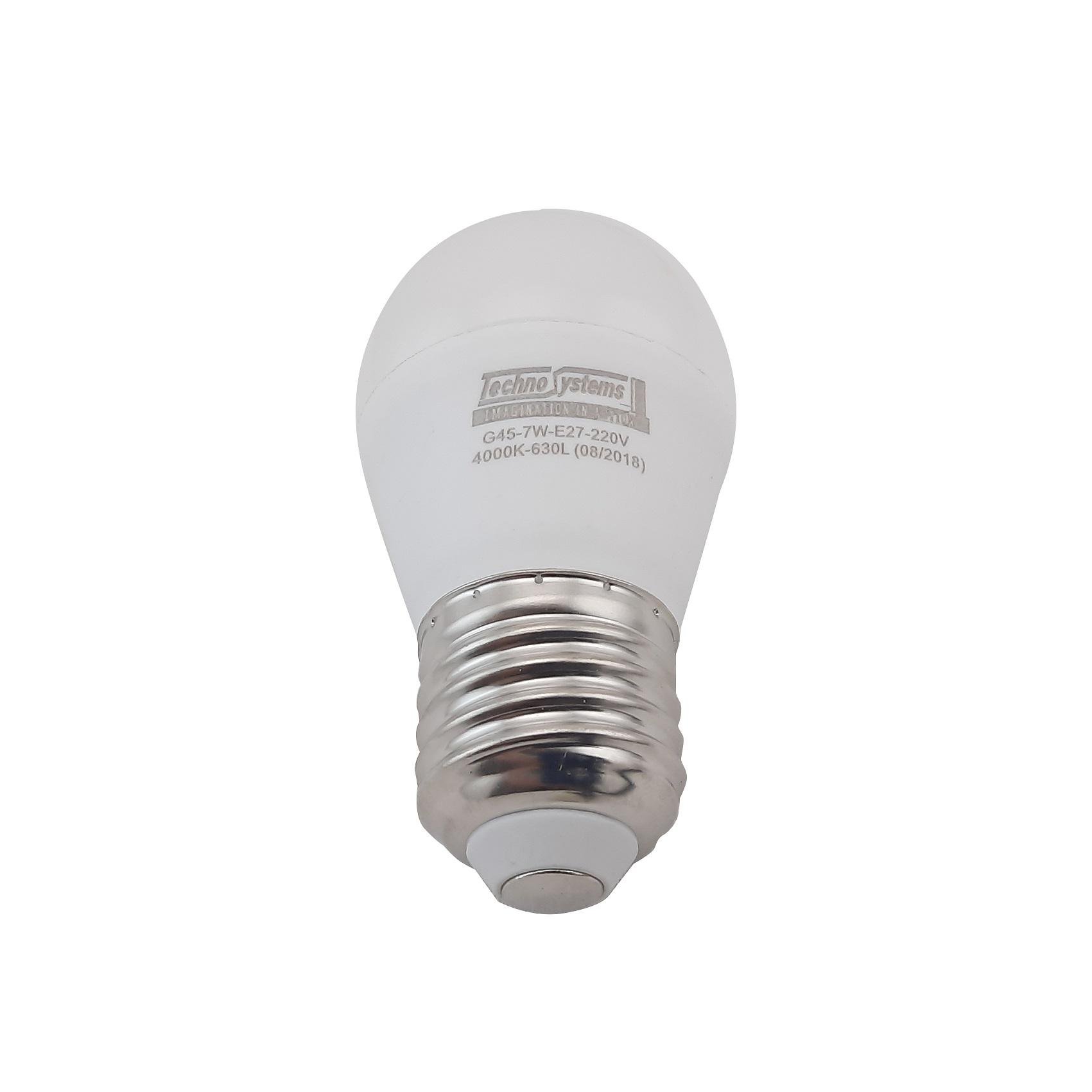 Лампа світлодіодна TechnoSystems LED Bulb G45 7Вт E27 4000К 630Лм ICCD (куля) TNSy5000036 - фото 3