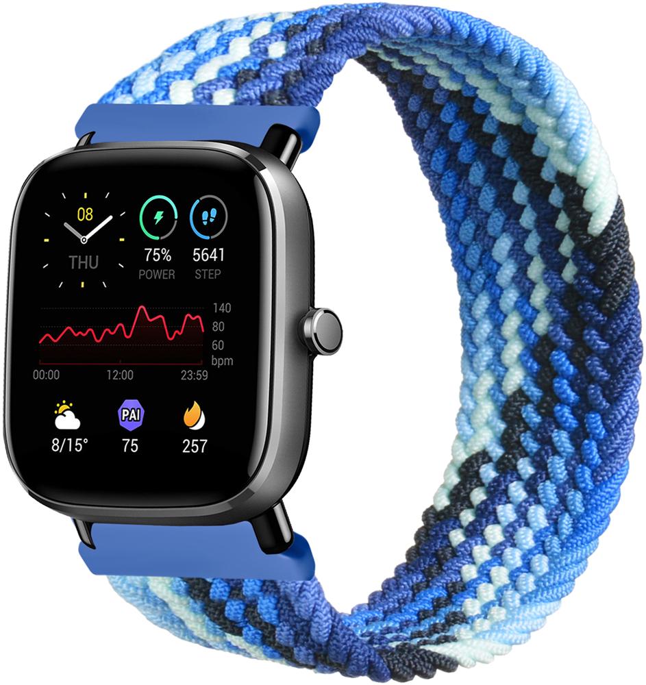Ремешок Solo Loop Multi для Amazfit GTS 2 mini (145 мм) Blue White (26295-62)