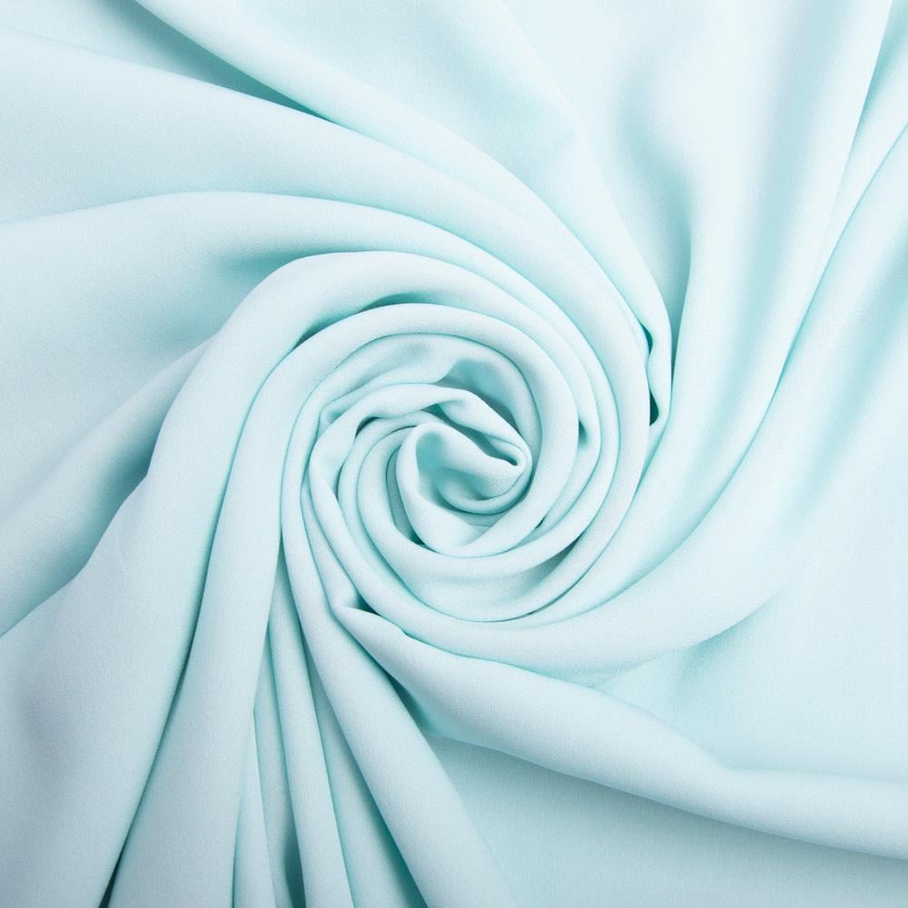 Тканина шифон креп однотонний Світло-ментоловий (24185)