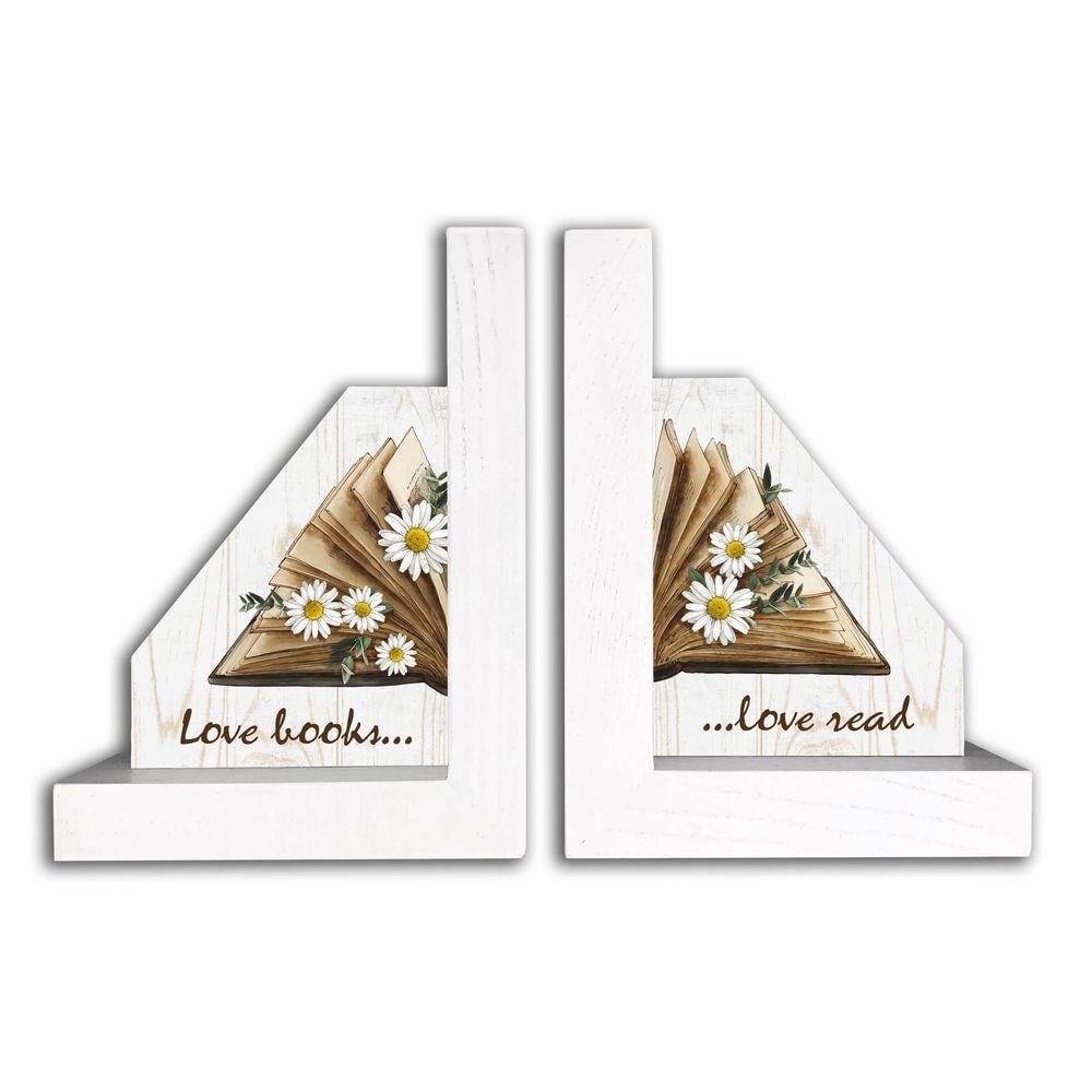 Підставка для книг "Love books/Love read" Білий