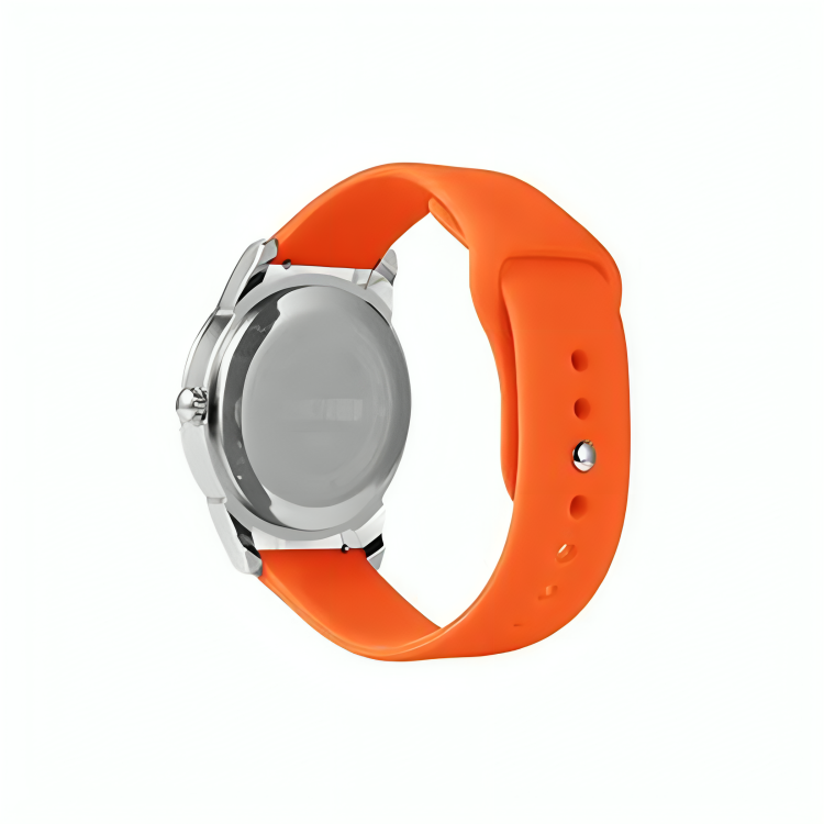 Ремешок для смарт-часов Universal Silicone Classic 22 мм Apricot Orange (UNClass22-17.ApricotOrange)