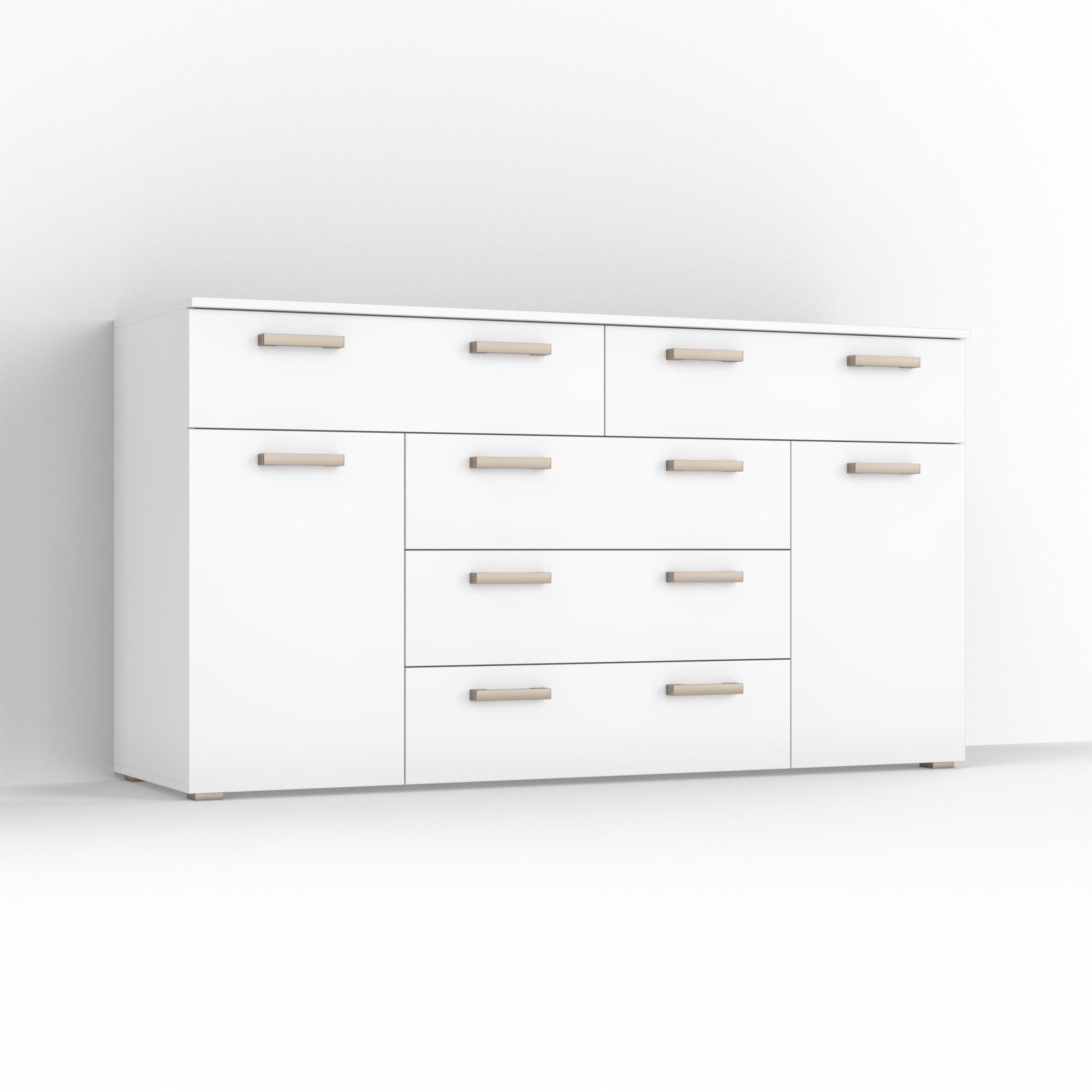 Комод Idea ТКБ-377.2 на 5 шухляд з дверима Білий (26718308)