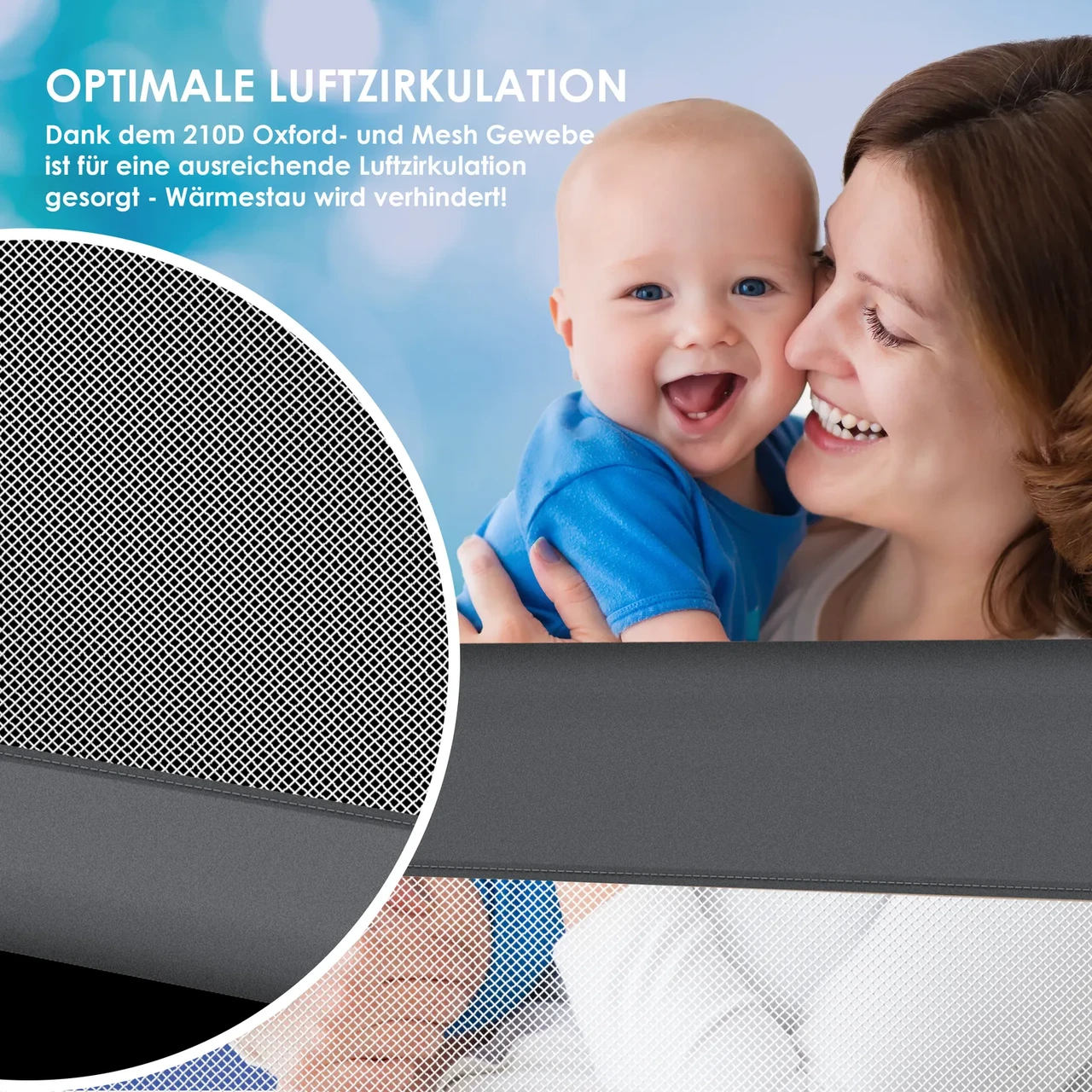 Огородження для дитячого ліжка KESSER 150 см Темно-сірий - фото 2