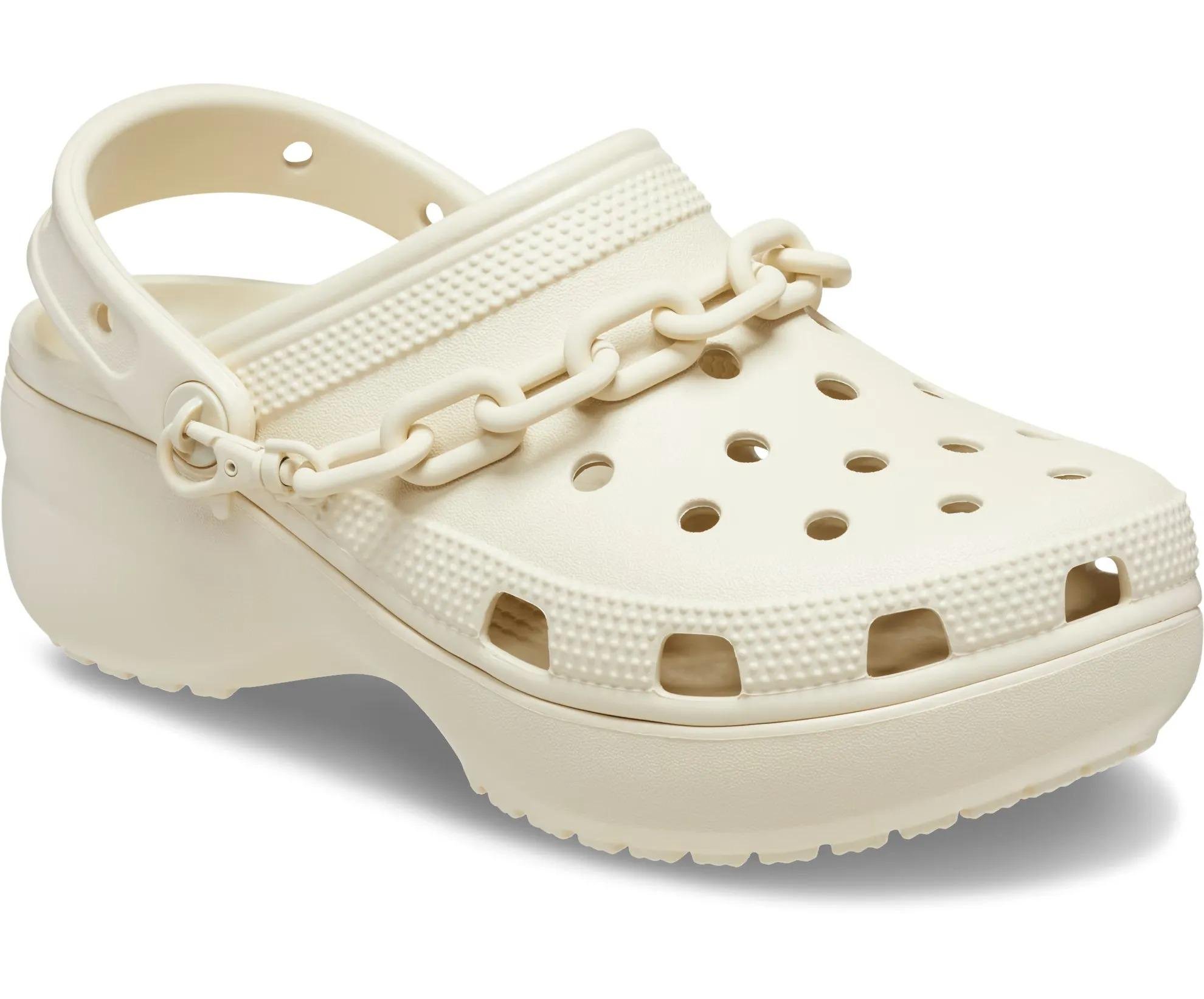 Сабо женские Classic Platform Chain Clog M6W8 р. 38 24,5 см Bone (206750) - фото 2