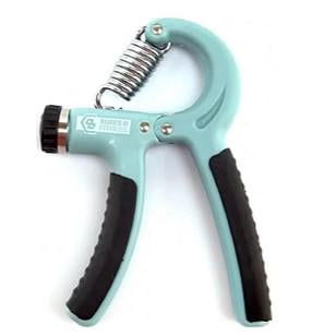 Эспандер кистевой OSPORT пружинный с регулируемой нагрузкой 5-60 кг Бирюзовый (MS 4122-4)