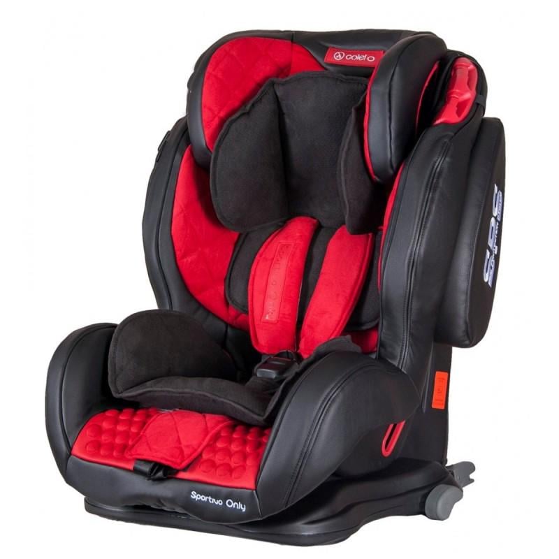 Автокресло Coletto Sportivo Only 1-2-3 группа 9-36 кг с системой Isofix и SPS Красный (Sportivo Only-1)