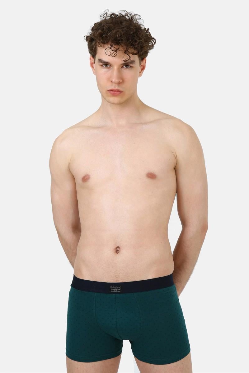 Трусы боксеры John Frank р. 54/2XL Зеленый (59728)