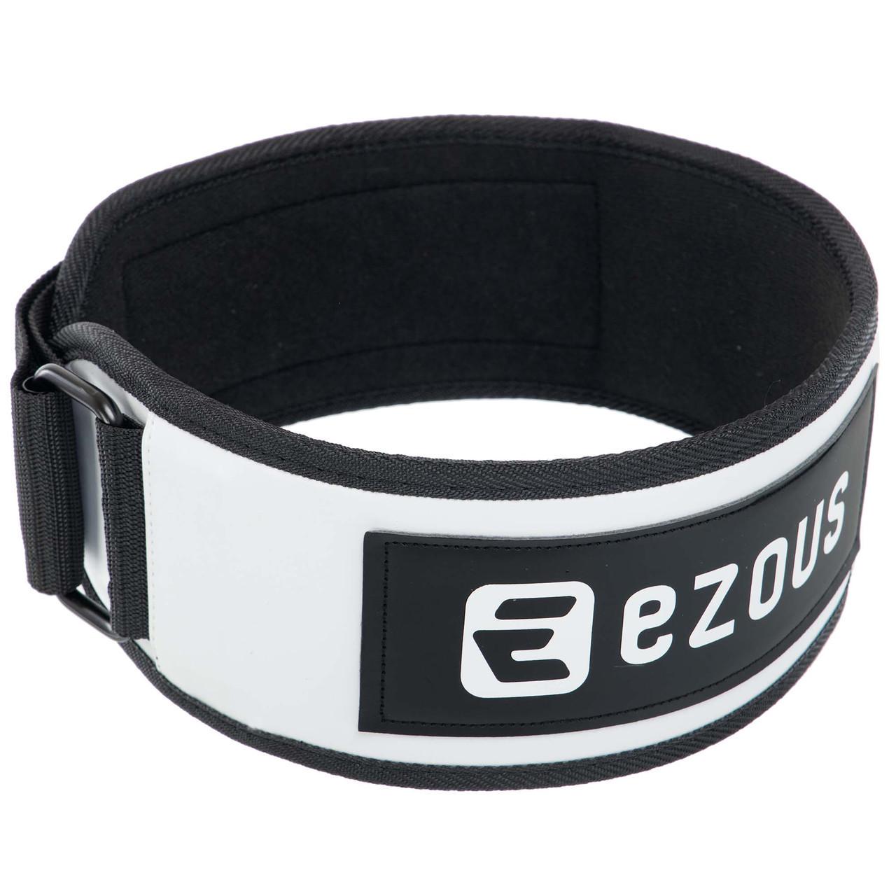 Пояс атлетический текстильный EZOUS LEATHER SPROT BELT O-01 спинка 14 см (2532847924)