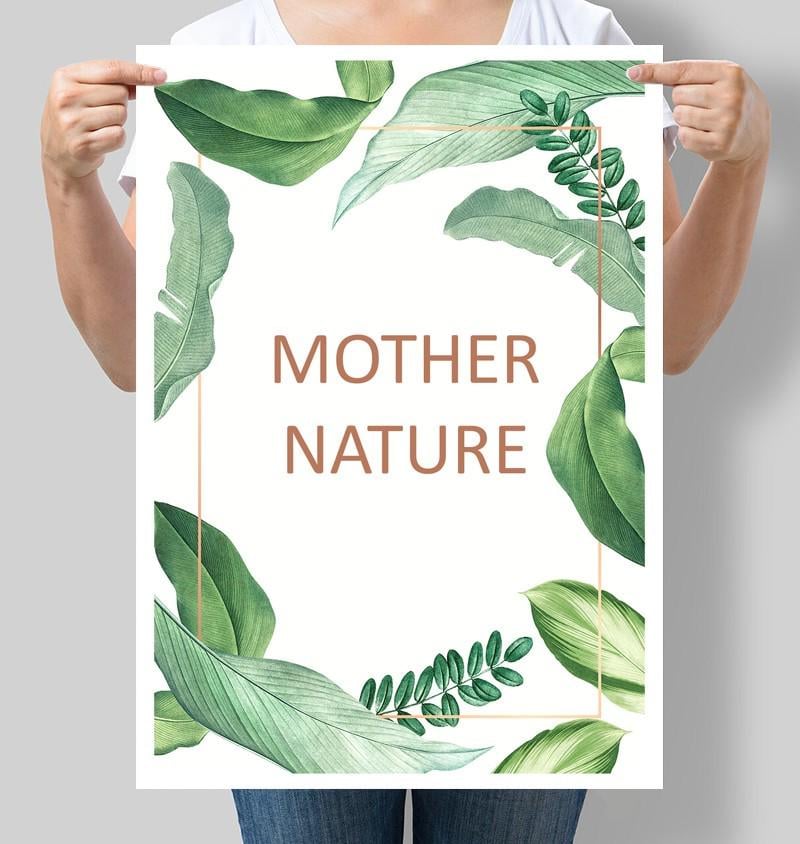 Постер Mother Nature 30x42 см A3 без рамки (M119_A3)