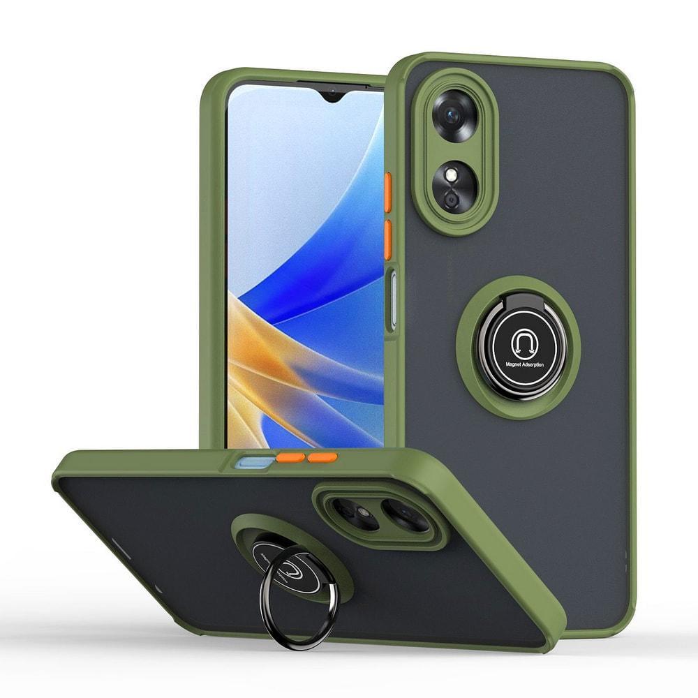 Защитный чехол MatteLuxe OPPO A17 (с кольцом) Khaki (34077-17)