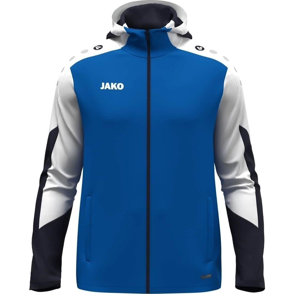 Олімпійка дитяча з капюшоном Jako DYNAMIC 164 см Біло-синій (6870-405)