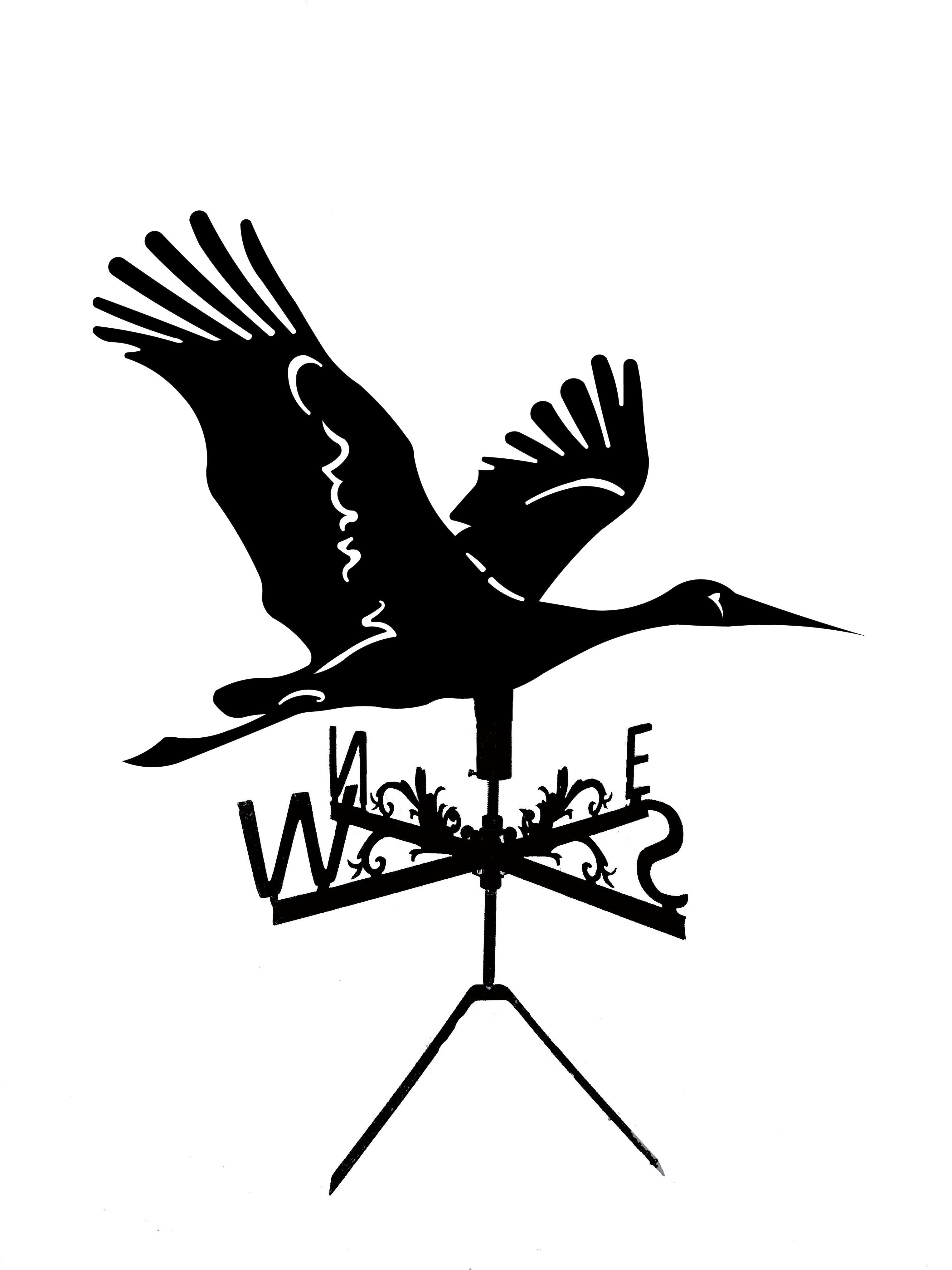 Флюгер на беседку/колодец Аист (27476905)